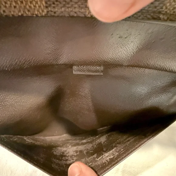 Louis Vuitton Pre-Loved Damier Ebene Portefeuille International Wallet